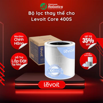Bộ lọc không khí Levoit Core® 400/400S - lọc diệt khuẩn - hepa H13, hàng chính hãng levoit, tuổi thọ 8-12 tháng
