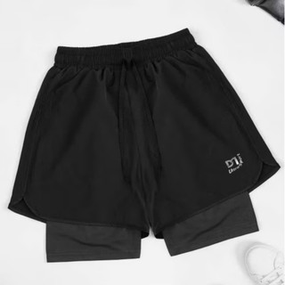 Quần Đùi Nam Thể Thao 2 Lớp Tập Gym Chạy Bộ Bơi Lội Chống Lộ Co Giãn Thoải Mái Thoáng Khí