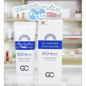 Combo 2 Kem Chống Nắng GC Nature Sun Cream Nâng Tone Dưỡng Trắng SPF 50+ PA++++ (Chính Hang)