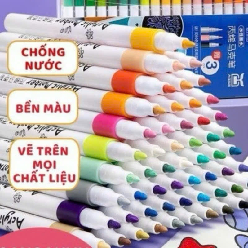 Màu acylic 60-80 chi tiet 99k