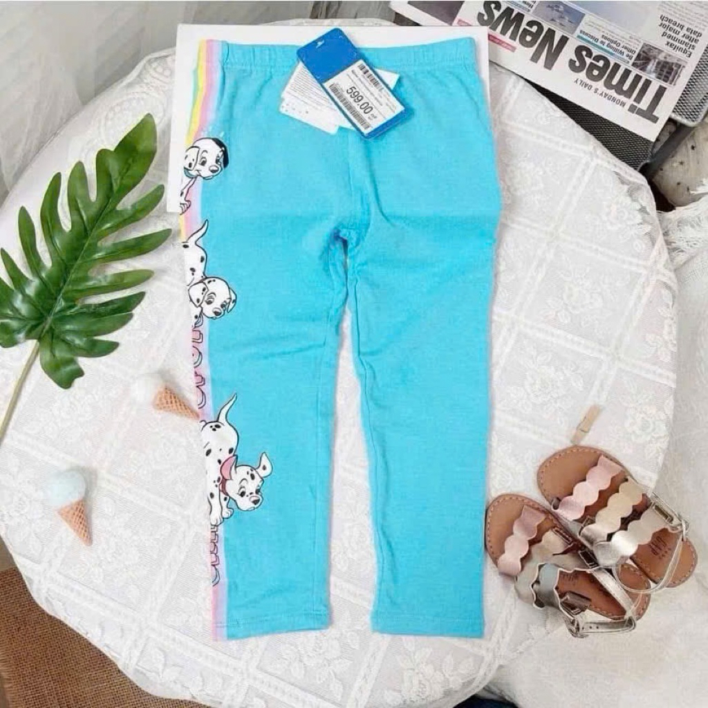 Quần Legging Bé Gái Xuất Dư 9M-7Y (74-128cm), Quần Ôm Co Giãn Mềm Mịn Cho Bé C6032