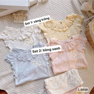set 2 bộ cổ bèo xinh xắn