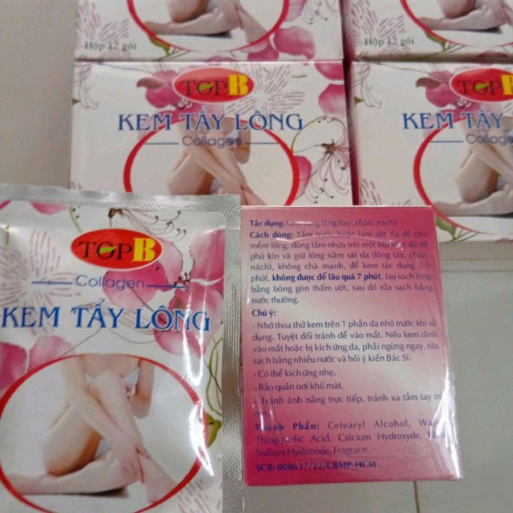 Kem tẩy lông Top B được thiết kế cho nữ. 🌟