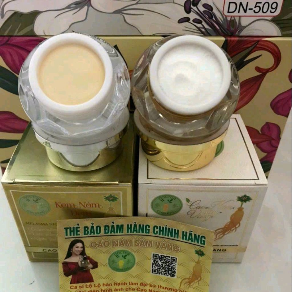 Kem Cao Nám Sâm vàng 15g có combo