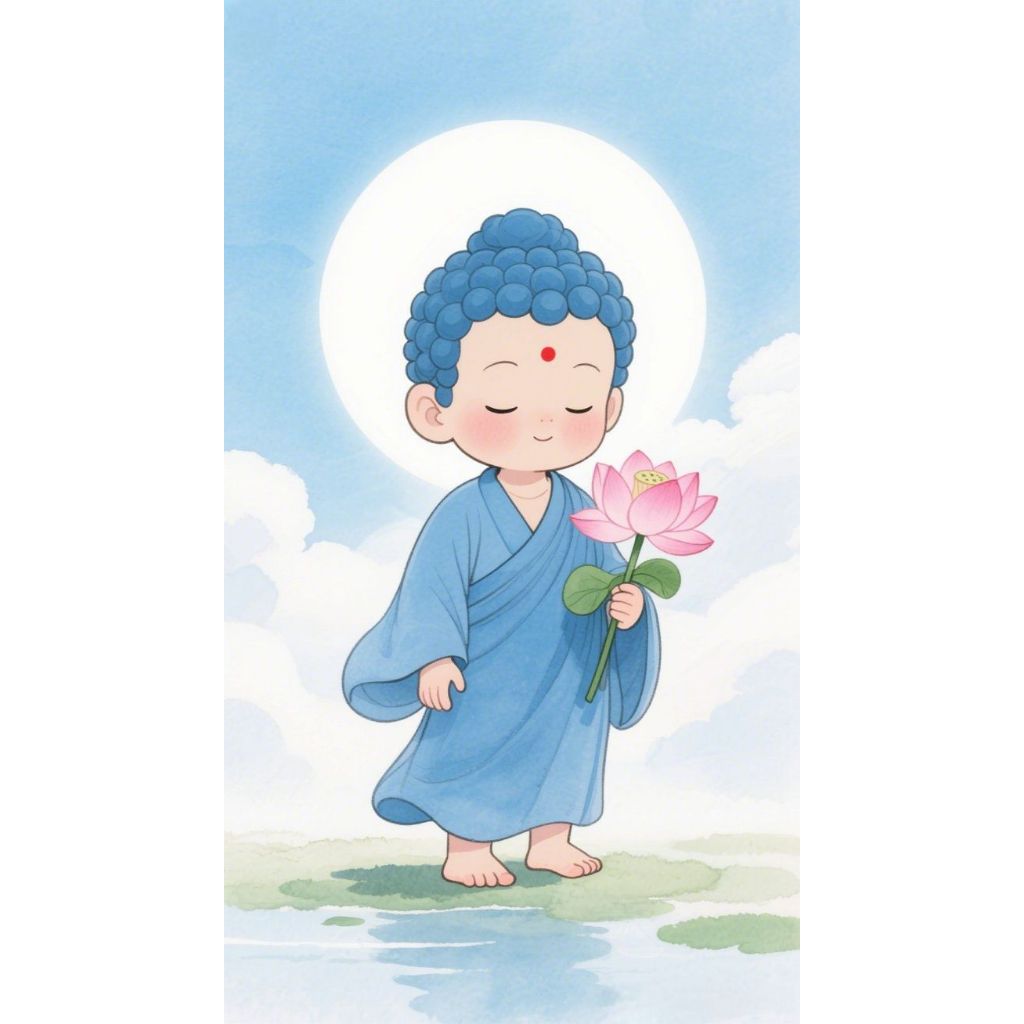 Móc khoá Tiểu Phật (Chú tiểu) đáng yêu