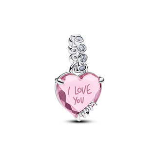 Charm Treo Bạc Pandora Trái Tim "Con Yêu Mẹ"