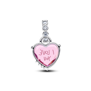 Charm Treo Bạc Pandora Trái Tim "Con Yêu Mẹ"