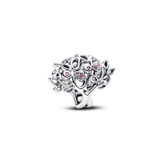 Charm Bạc Pandora Cây Gia Đình Đá Hồng - Nơi Yêu Thương Đong Đầy