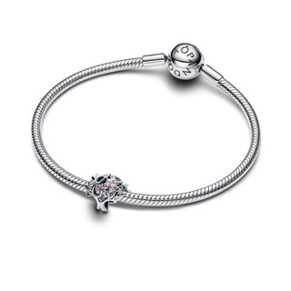 Charm Bạc Pandora Cây Gia Đình Đá Hồng - Nơi Yêu Thương Đong Đầy