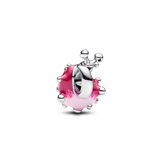Charm Bạc Pandora Chú Ốc Sên Hồng Kiên Định