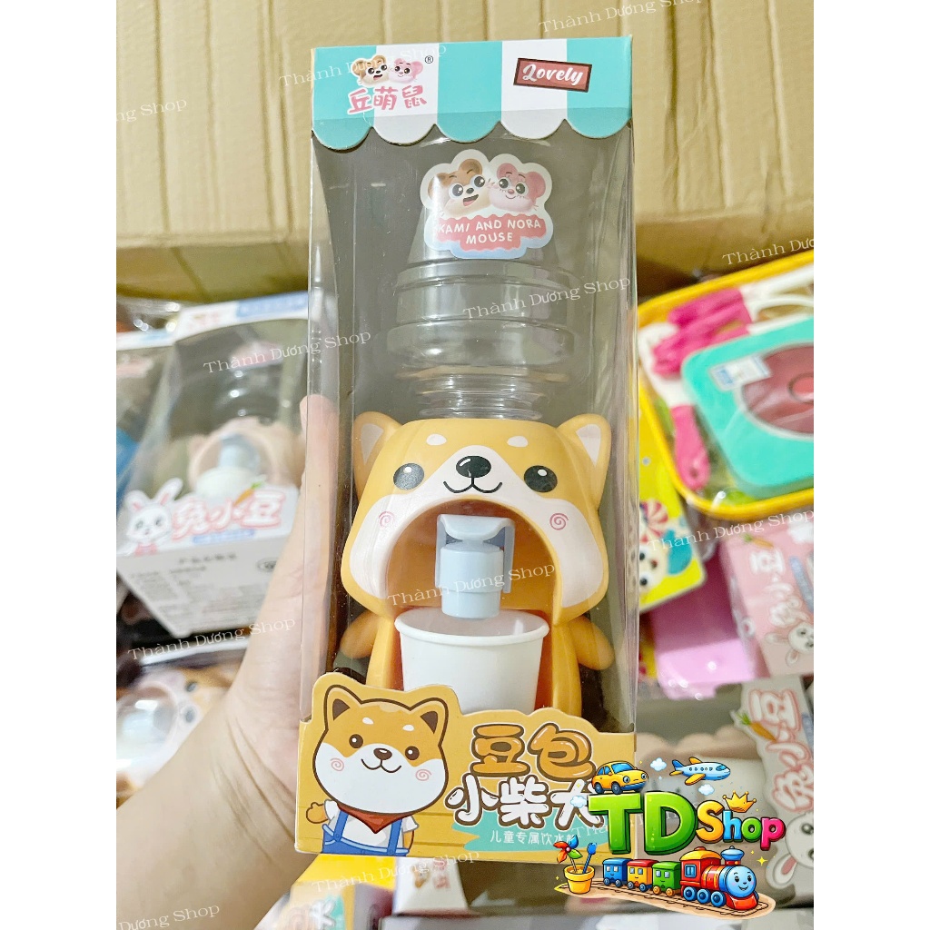 Máy Nước Mini Cho Bé Hình Thú Dễ Thương – Đồ Chơi Máy Nước Có Cốc, Mô Phỏng Thật, An Toàn Cho Trẻ