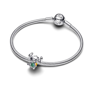 Charm Bạc Disney x Pandora Stitch & Búp Bê Scrump