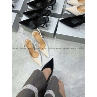 Gót Bích Trơn Nhọn Hậu Hàng Nhập QC Fullbox/Mieo Shoes G1474 G1475