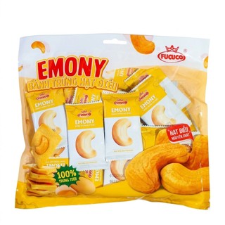Bánh Trứng Phú Cường Fucuco Mix 3 Vị: Hạt Óc Chó, Hạnh Nhân, Hạt Điều - Bịch 300g Thơm Ngon Bổ Dưỡng