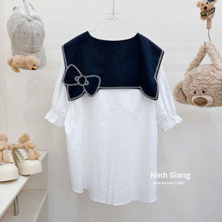 Áo Sơ Mi Gấu 13De Marzo Kitty Thuỷ Thủ Tay Bồng QC