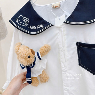 Áo Sơ Mi Gấu 13De Marzo Kitty Thuỷ Thủ Tay Bồng QC