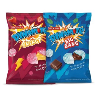 [Combo 1-2-4] Kẹo Dynamite Hương Bạc Hà Nhân Socola & Hương Dâu, gói 308g