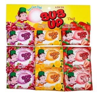 [Combo 2-4-6-10] Bịch Kẹo Gum Thổi Lotte BUP UP - Đủ Vị Cam,Dâu, Nho - Bịch 24 gói×3g