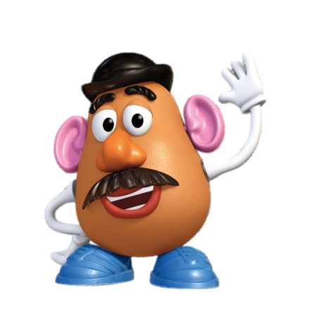 Móc khoá nhân vật Mr. Potato Head (Ông đầu khoai tây)