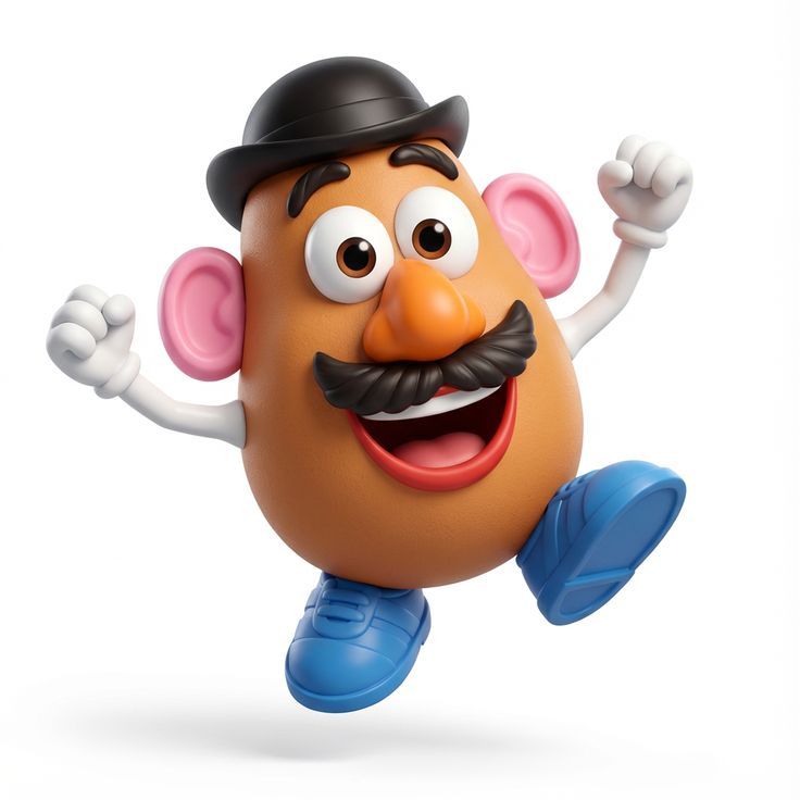 Móc khoá nhân vật Mr. Potato Head (Ông đầu khoai tây)