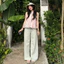 Áo yếm dáng bí tơ đũi nhăn mỏng mùa hè Suzy Top.
