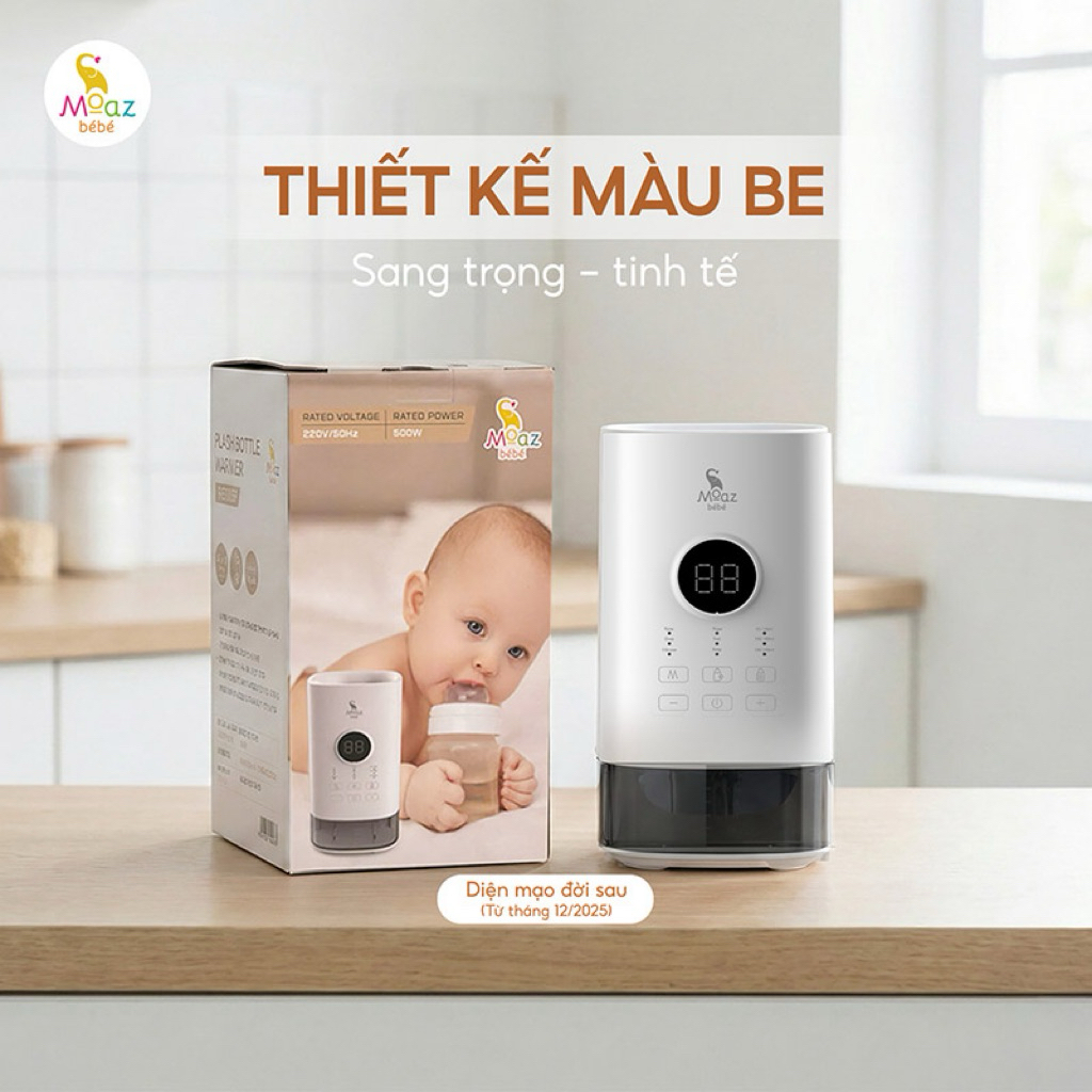 🥳 Máy hâm sữa thông minh siêu tốc Moaz BéBé MB – 033