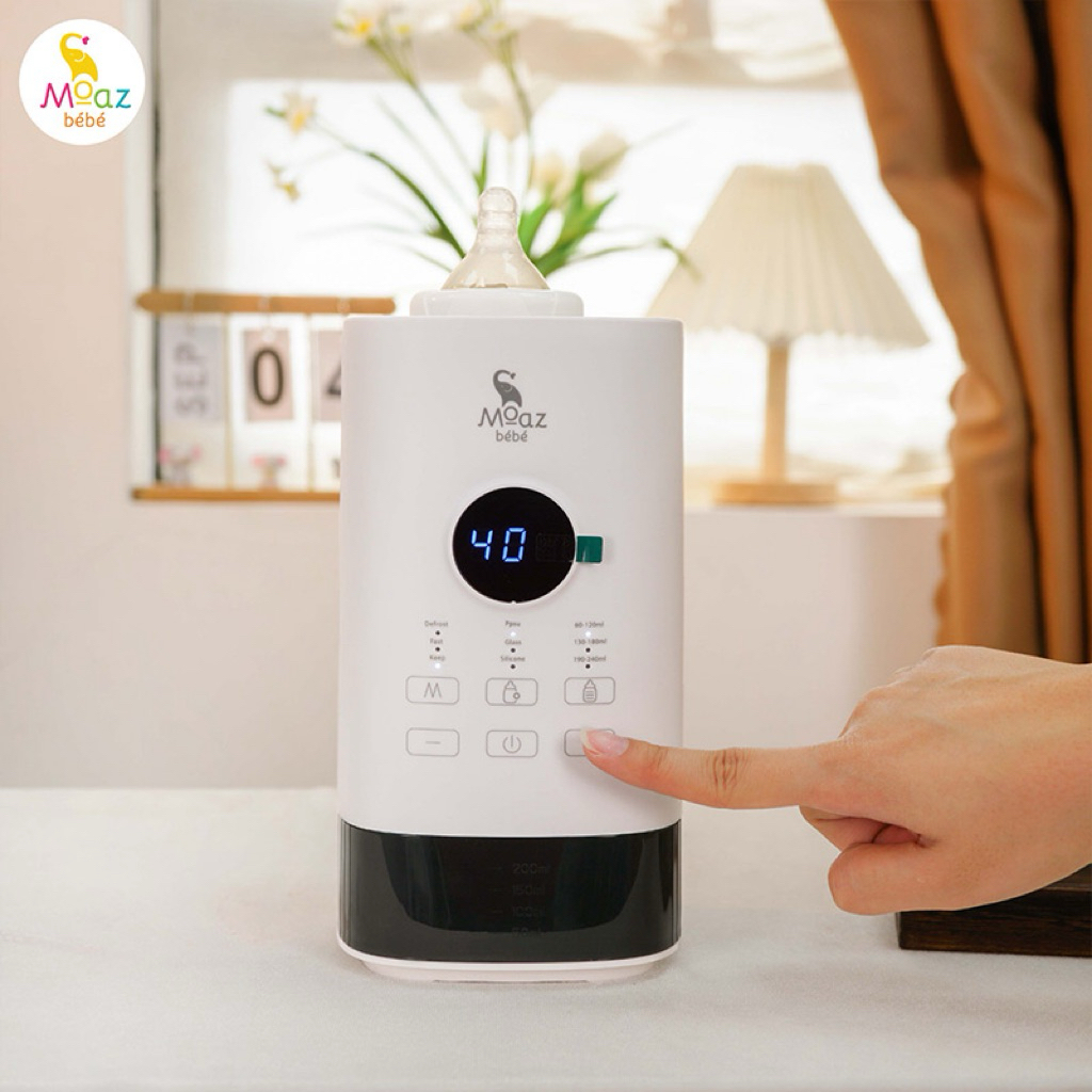 🥳 Máy hâm sữa thông minh siêu tốc Moaz BéBé MB – 033