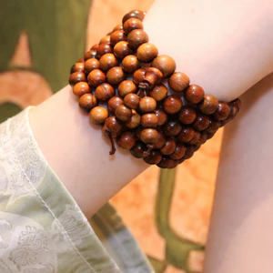 Vòng Gỗ Bách Thơm Tự Nhiên 108 hạt, Phù Hợp Nhiều Phong Cách, Bền Đẹp, Đồ Đa Dạng Kích Thước Nam Nữ - Liên Tâm Mộc