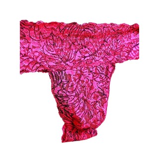 Q334 - Quần LK  đỏ hoạ tiết lá nổi (for men)