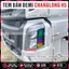 Changlong H7 - Tem dán đèn Changlong H7 decal 3 lớp chống nước bền màu dễ dán cắt sẵn theo form xe H7 changlong