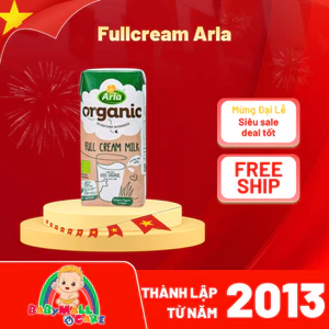 Thùng Sữa Tươi Nguyên Kem Hữu Cơ Arla Organic Full Cream Milk Truyền Thống Dâu Socola 200ml x 12 hộp