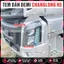 Changlong H7 - Tem dán đèn Changlong H7 decal 3 lớp chống nước bền màu dễ dán cắt sẵn theo form xe H7 changlong