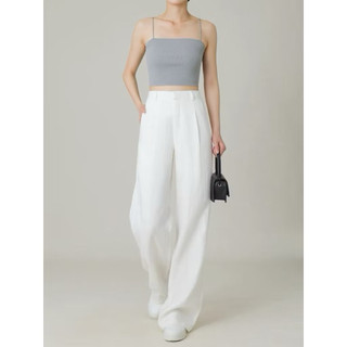 𝗖𝗵𝗶𝗽 𝗣𝗮𝗻𝘁𝘀 𝗟𝗶𝗻𝗲𝗻 - |LY LINEN| - Quần linen bản lưng cao