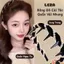 LEZA - Băng Đô cài tóc bọc vải Nhung, quấn Ngọc To. Giúp làm phồng tóc. Thời Trang Nữ Phong Cách Hàn Quốc Sang Trọng