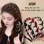 LEZA - Băng Đô cài tóc bọc vải Nhung, quấn Ngọc To. Giúp làm phồng tóc. Thời Trang Nữ Phong Cách Hàn Quốc Sang Trọng