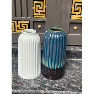 Bình hoa dáng lồng chim - Gốm Sứ Bát Tràng Cao Cấp cắm hoa decor trang trí nhà cửa quán cà phê cắm hoa xinh làm quà tặng