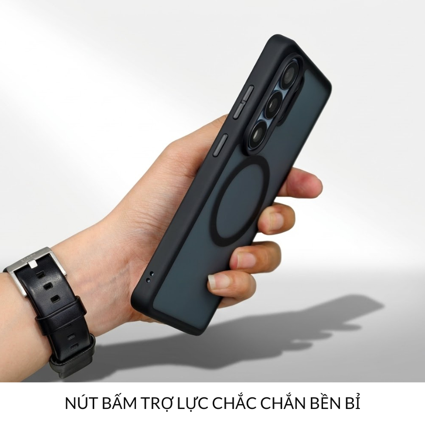 Ốp Likgus Matte Lưng Nhám Viền Dẻo Chống Sốc Hỗ Trợ Sạc Không Dây Magnetic Cho Samsung S26Ultra
