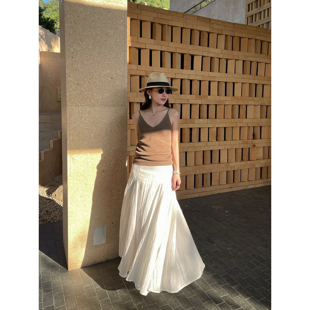 Chân váy xoè linen tơ Onni st