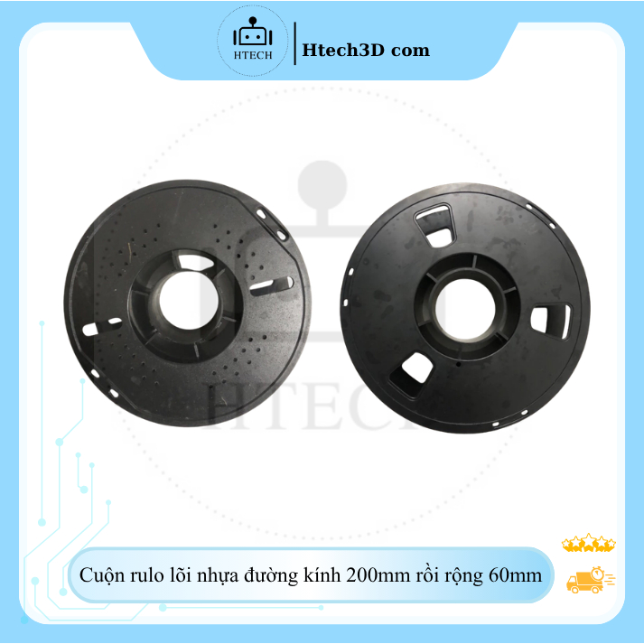 Cuộn rulo lõi nhựa cuốn Dây Điện, cuốn ống nước, ống khí... đường kính ...