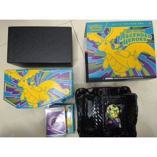 Phụ kiện pokemon, Sleeve, box etb Phantasmal Flames, Ascended heroes, Charizard,  Lucario