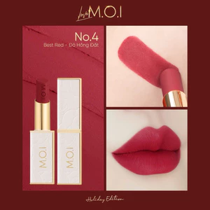 Son Thỏi Love MOI - Son Lì Bền Màu - MOI COSMETICS - Hồ Ngọc Hà - Cam Kết Chính Hãng