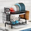 Kệ Úp Bát Đĩa Inox Đa Tầng Để Bàn, TIDY SHOP, Giá Phơi Bát Đĩa Khô Ráo Chén Đũa Đa Năng, Phụ Kiện Nhà Bếp Cao Cấp