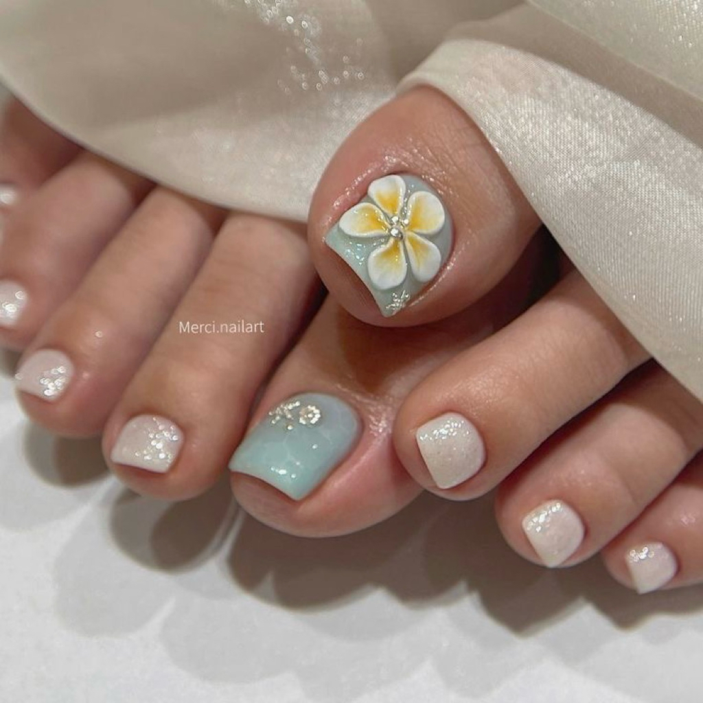 ( hoả tốc) NAIL BOX CHÂN ĐI BIỂN NẶN HOA SỨ MÙA HÈ