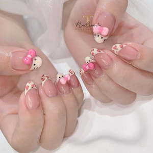 NAIL BOX THIẾT KẾ KITTY MIX DA BEO SIÊU DỄ THƯƠN