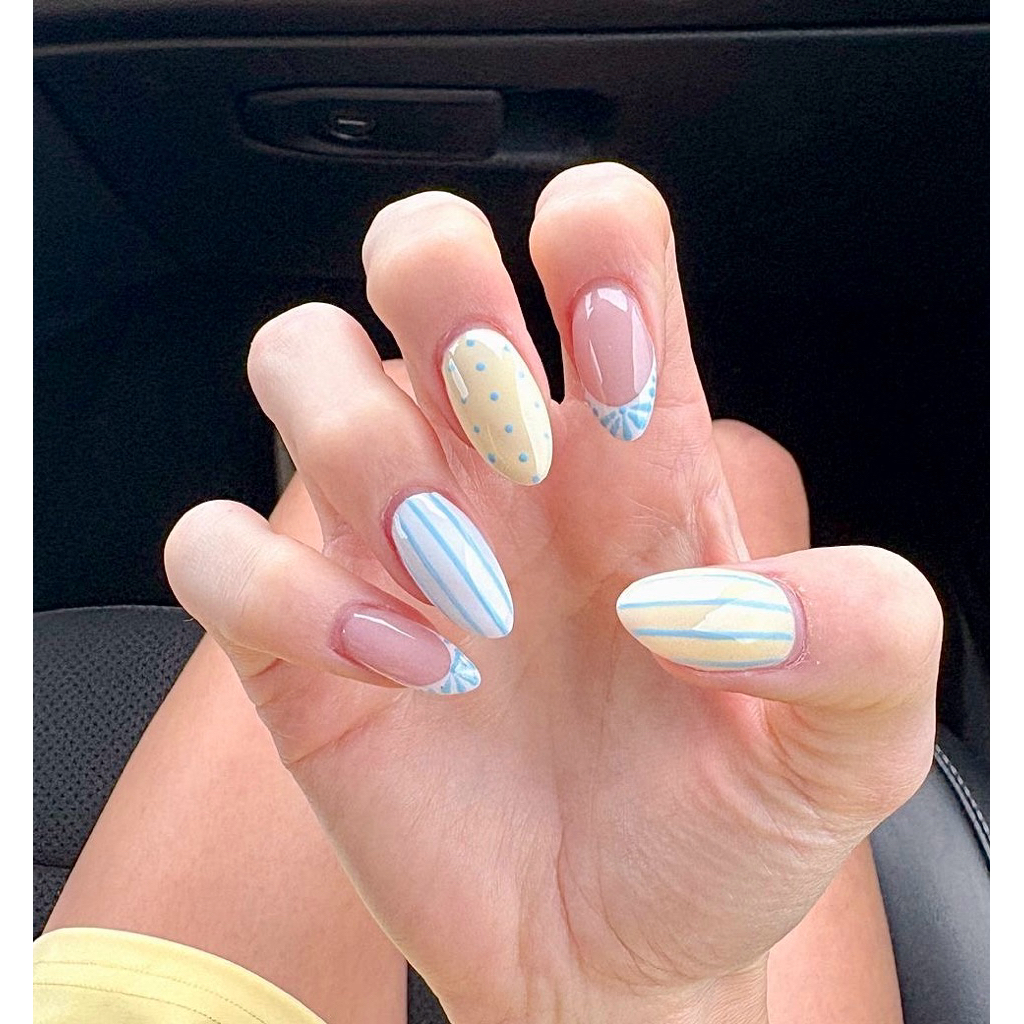 ( hoả tốc) NAIL BOX MÙA HÈ TRAVEL MIX MÀU PASTEL TÔN DA