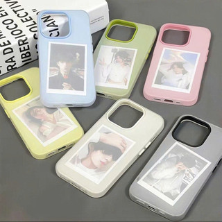 Ốp Lưng iPhone TPU Silicon Mềm 2 trong 1 Màu Candy Đựng Ảnh Chống Sốc Cho iP X/XS/11/12/13/14/15/16/17/Plus/Pro/Max