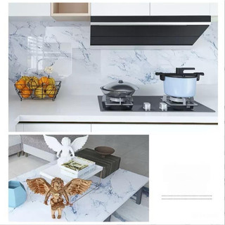 Loại Dày Cuộn 5M Decal Tráng Nhôm Vân Đá Dán Bếp, Dán Tường Đa Năng Chống Nước Và Chịu Nhiệt Tốt Không Độc Hại Mã TD01