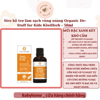 Siro Kiwiherb Organic De Stuff For Fid 50ML Cho Bé Từ Sơ Sinh