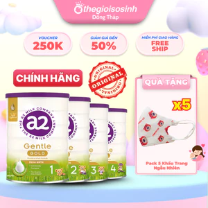 Sữa A2 Gentle Gold Premium Đạm A2 Số 1 , 2 , 3 Lon 800Gr Giúp Bé Phát Triển Toàn Diện