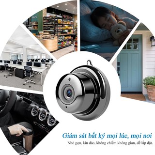 Camera IP WiFi không dây CCTV V380 J2 1080p Video an ninh toàn cảnh 3D HD tầm nhìn ban đêm trong nhà